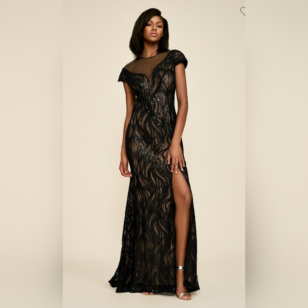 Black Tadashi Shoji Gown